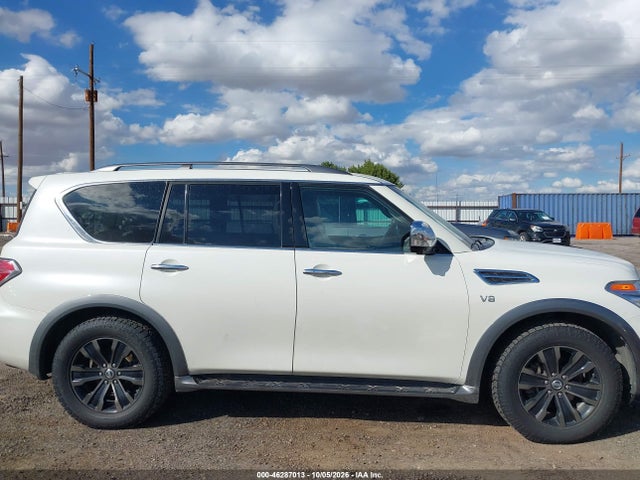 46287013 :رقم المزاد ، JN8AY2NE8H9700535 vin ، 2017 Nissan Armada Platinum مزاد بيع