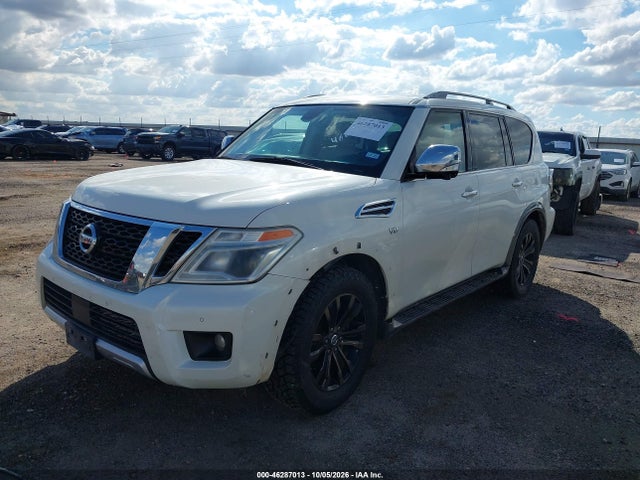 46287013 :رقم المزاد ، JN8AY2NE8H9700535 vin ، 2017 Nissan Armada Platinum مزاد بيع