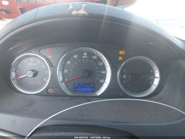 2009 Hyundai Sonata Gls მანქანა იყიდება აუქციონზე, vin: 5NPET46C69H446241, აუქციონის ნომერი: 46287032