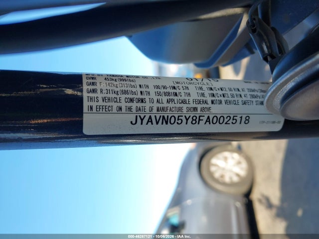 Yamaha Xvs950 Cu/cuc 2015 JYAVN05Y8FA002518 Image 10