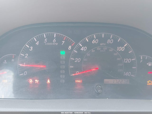 2005 Toyota Camry Xle V6 მანქანა იყიდება აუქციონზე, vin: 4T1BF32K95U089375, აუქციონის ნომერი: 46287389
