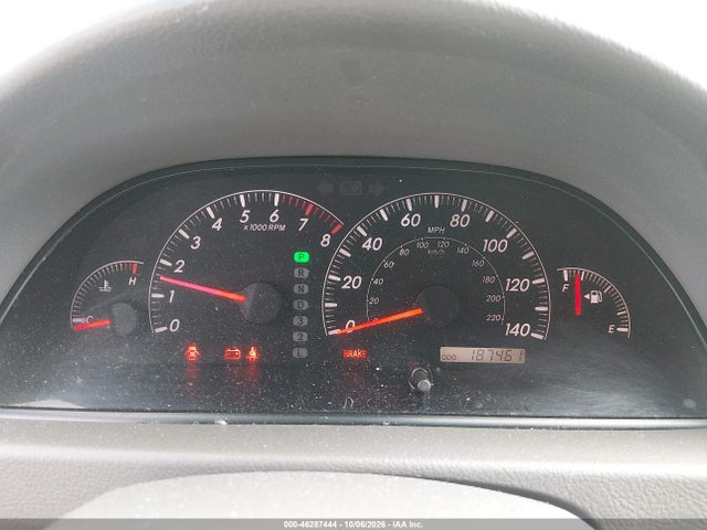 2005 Toyota Camry Le მანქანა იყიდება აუქციონზე, vin: JTDBE32KX50317026, აუქციონის ნომერი: 46287444