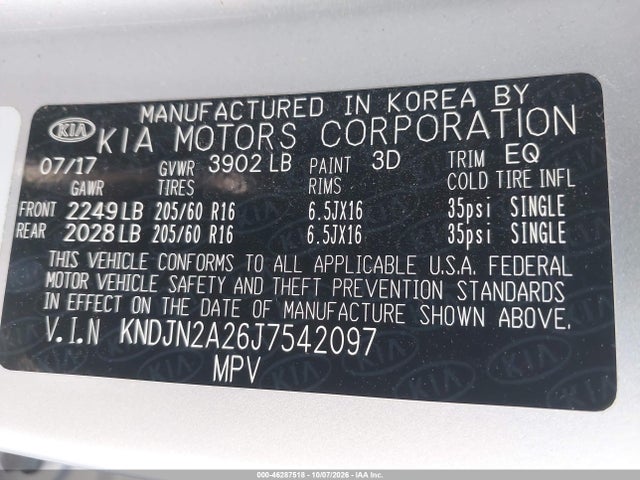 KIA Soul 2018 KNDJN2A26J7542097 Image 9