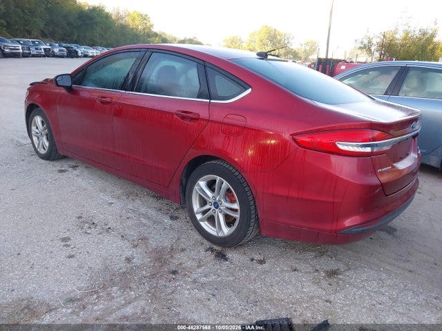 46287568 :رقم المزاد ، 3FA6P0HD2JR218137 vin ، 2018 Ford Fusion Se مزاد بيع