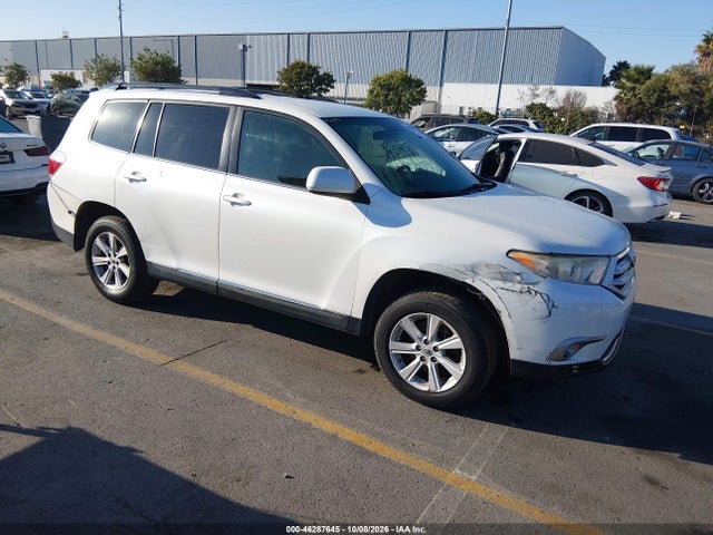Продажа на аукционе авто 2013 Toyota Highlander Base Plus, vin: 5TDZA3EH7DS038574, номер лота: 46287645