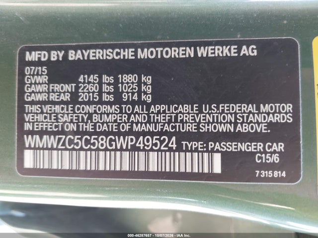 Mini Countryman Cooper S 2016 WMWZC5C58GWP49524 Image 9