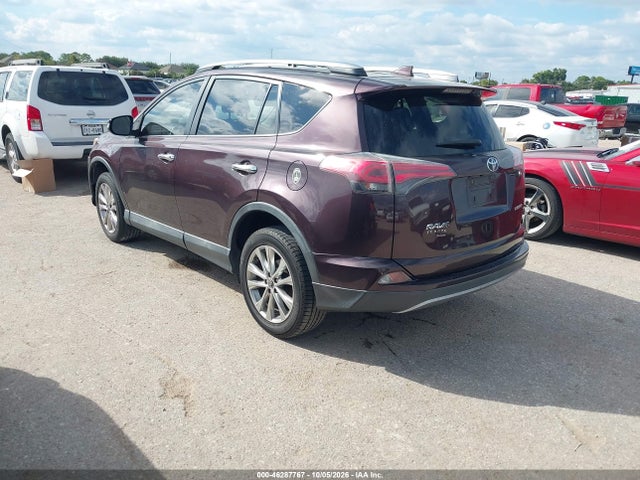 46287767 :رقم المزاد ، 2T3YFREV5JW435202 vin ، 2018 Toyota Rav4 Limited مزاد بيع