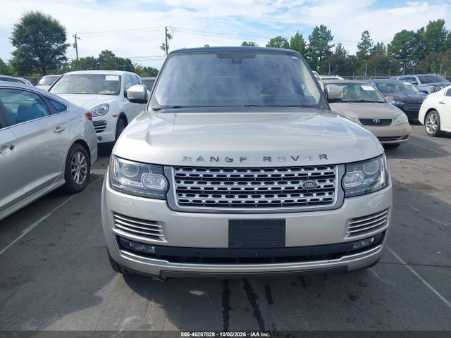 Aukcja sprzedaży 2016 Land Rover Range Rover 3.0l V6 Supercharged Hse, vin: SALGS2PF1GA287456, numer aukcji: 46287829