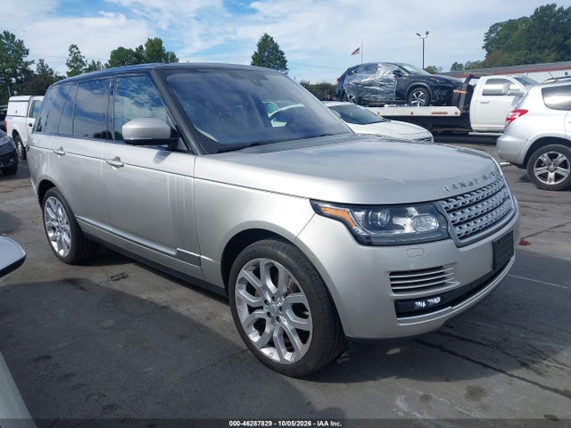 Aukcja sprzedaży 2016 Land Rover Range Rover 3.0l V6 Supercharged Hse, vin: SALGS2PF1GA287456, numer aukcji: 46287829