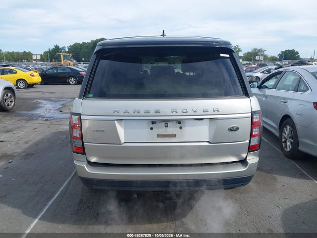 Aukcja sprzedaży 2016 Land Rover Range Rover 3.0l V6 Supercharged Hse, vin: SALGS2PF1GA287456, numer aukcji: 46287829
