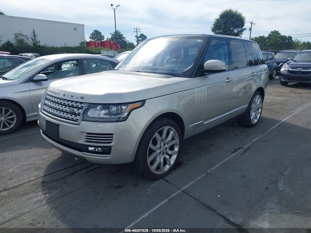 Aukcja sprzedaży 2016 Land Rover Range Rover 3.0l V6 Supercharged Hse, vin: SALGS2PF1GA287456, numer aukcji: 46287829