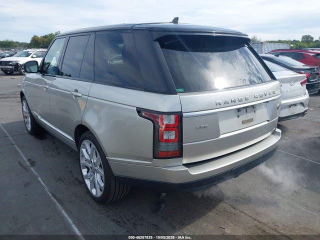 Aukcja sprzedaży 2016 Land Rover Range Rover 3.0l V6 Supercharged Hse, vin: SALGS2PF1GA287456, numer aukcji: 46287829