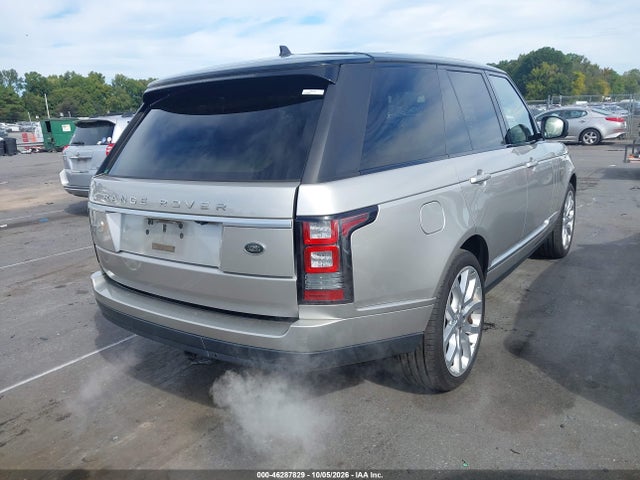 Aukcja sprzedaży 2016 Land Rover Range Rover 3.0l V6 Supercharged Hse, vin: SALGS2PF1GA287456, numer aukcji: 46287829