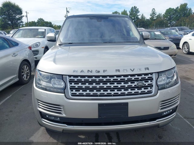 Aukcja sprzedaży 2016 Land Rover Range Rover 3.0l V6 Supercharged Hse, vin: SALGS2PF1GA287456, numer aukcji: 46287829