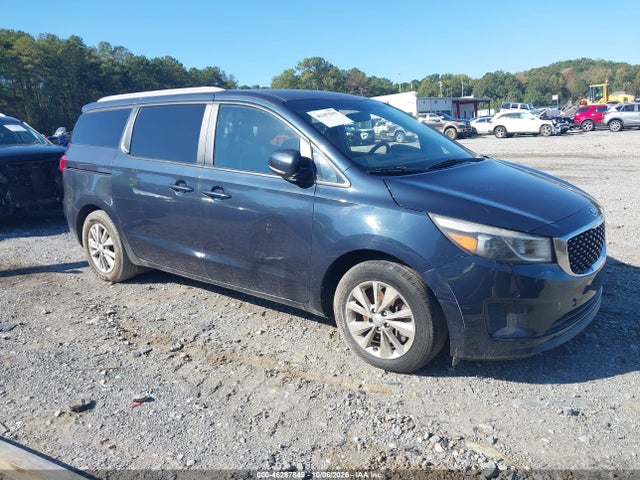 2017 Kia Sedona Lx მანქანა იყიდება აუქციონზე, vin: KNDMB5C11H6265628, აუქციონის ნომერი: 46287849
