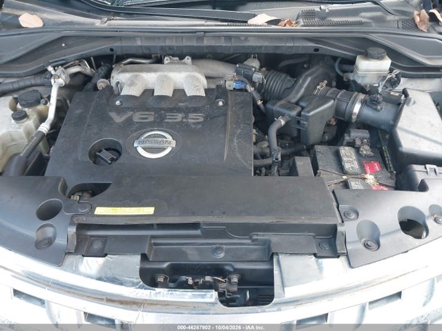 Продажа на аукционе авто 2004 Nissan Murano Sl, vin: JN8AZ08W14W303654, номер лота: 46287902