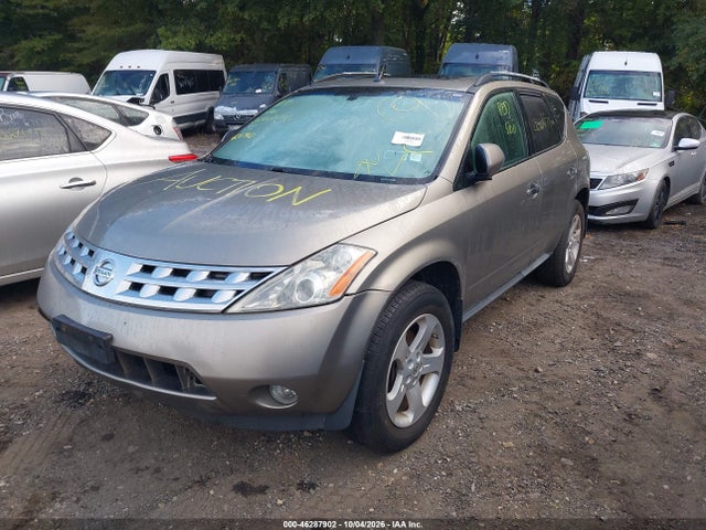 Продажа на аукционе авто 2004 Nissan Murano Sl, vin: JN8AZ08W14W303654, номер лота: 46287902