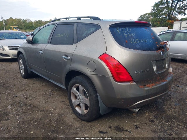 Продажа на аукционе авто 2004 Nissan Murano Sl, vin: JN8AZ08W14W303654, номер лота: 46287902