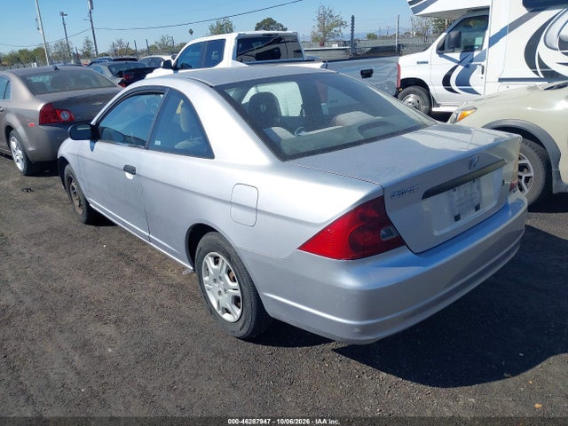 2002 Honda Civic Dx მანქანა იყიდება აუქციონზე, vin: 1HGEM21252L047100, აუქციონის ნომერი: 46287947