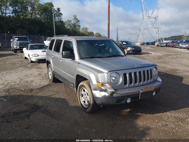 2016 Jeep Patriot Sport მანქანა იყიდება აუქციონზე, vin: 1C4NJPBB5GD754492, აუქციონის ნომერი: 46288002