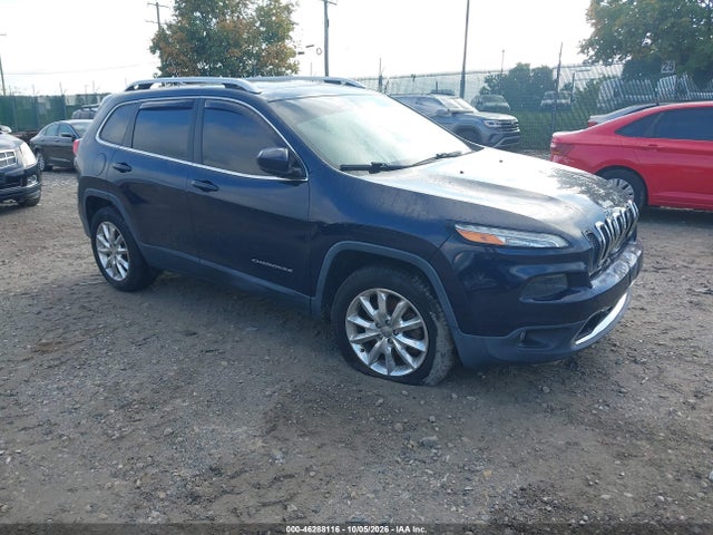 2016 Jeep Cherokee Limited მანქანა იყიდება აუქციონზე, vin: 1C4PJMDS7GW144991, აუქციონის ნომერი: 46288116