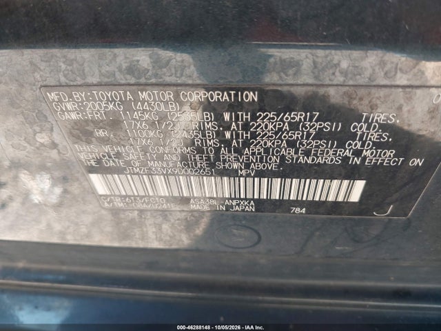 Aukcja sprzedaży 2009 Toyota Rav4, vin: JTMZF33VX9D002651, numer aukcji: 46288148