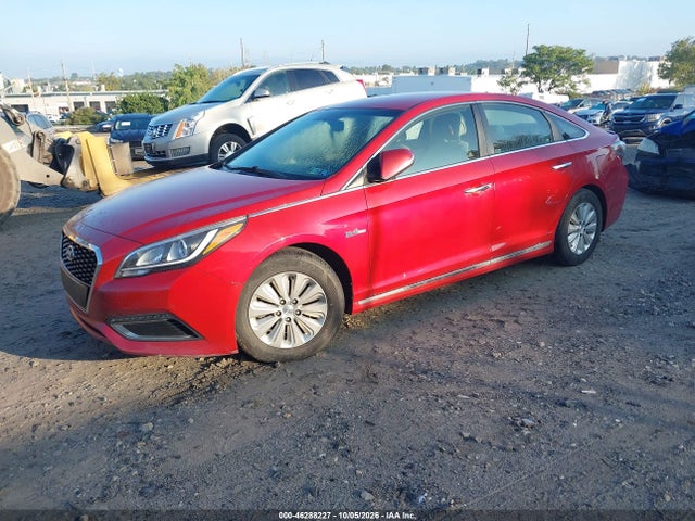 2016 Hyundai Sonata Hybrid Se მანქანა იყიდება აუქციონზე, vin: KMHE24L13GA016348, აუქციონის ნომერი: 46288227
