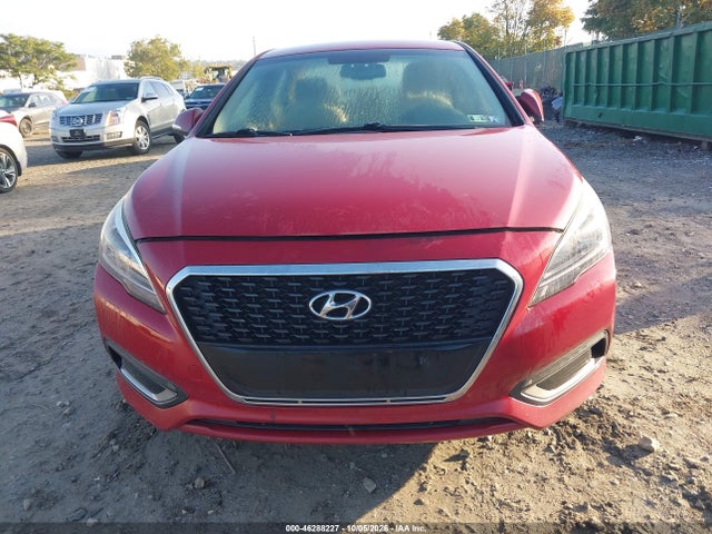 2016 Hyundai Sonata Hybrid Se მანქანა იყიდება აუქციონზე, vin: KMHE24L13GA016348, აუქციონის ნომერი: 46288227