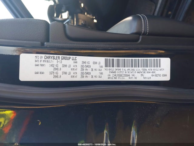 Продажа на аукционе авто 2014 Jeep Grand Cherokee Limited, vin: 1C4RJFBG8EC293640, номер лота: 46288273