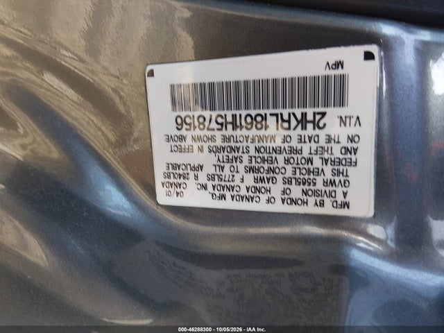 Продажа на аукционе авто 2001 Honda Odyssey Ex, vin: 2HKRL18611H578156, номер лота: 46288300