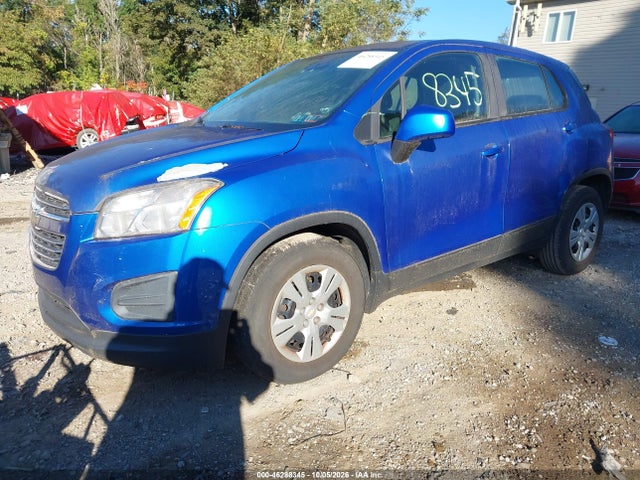 2016 Chevrolet Trax 1ls მანქანა იყიდება აუქციონზე, vin: KL7CJKSB7GB757526, აუქციონის ნომერი: 46288345