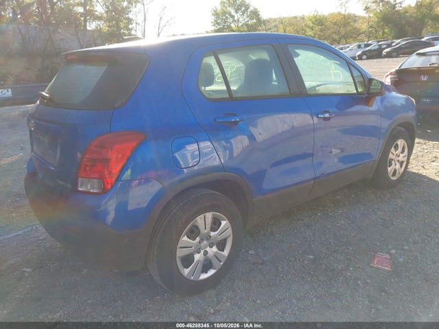 2016 Chevrolet Trax 1ls მანქანა იყიდება აუქციონზე, vin: KL7CJKSB7GB757526, აუქციონის ნომერი: 46288345