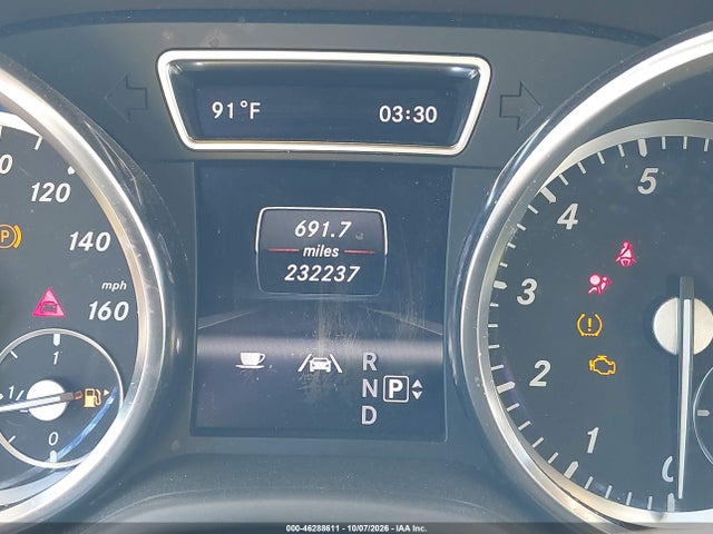 Aukcja sprzedaży 2013 Mercedes-benz Ml 350 4matic, vin: 4JGDA5HB9DA206009, numer aukcji: 46288611
