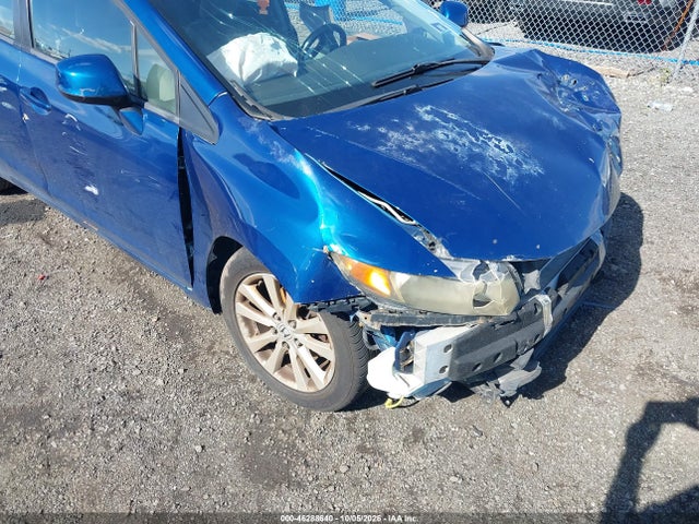 2012 Honda Civic Ex მანქანა იყიდება აუქციონზე, vin: 19XFB2F89CE325819, აუქციონის ნომერი: 46288640