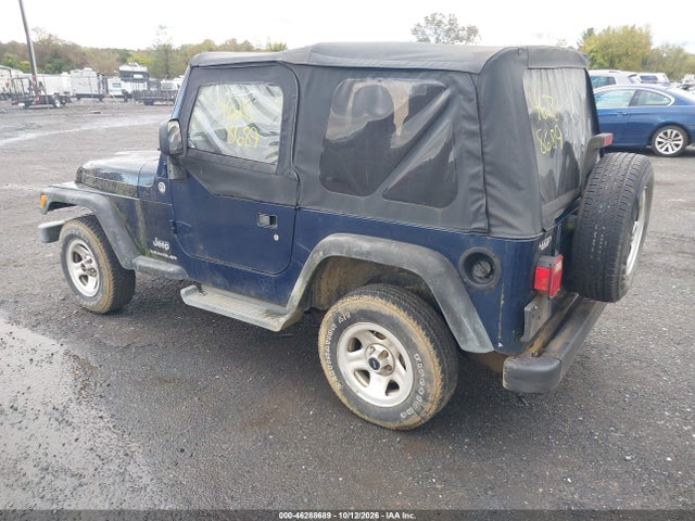 Продаж на аукціоні авто 2005 Jeep Wrangler Se, vin: 1J4FA29135P367658, номер лоту: 46288689