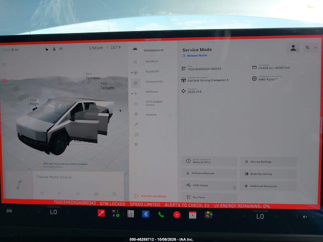 7G2CEHEDXSA060343 Tesla Cybertruck All-wheel Drive