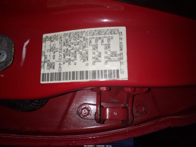 46288817 :رقم المزاد ، 1N6MD27Y03C431449 vin ، 2003 Nissan Frontier Sc-v6 مزاد بيع