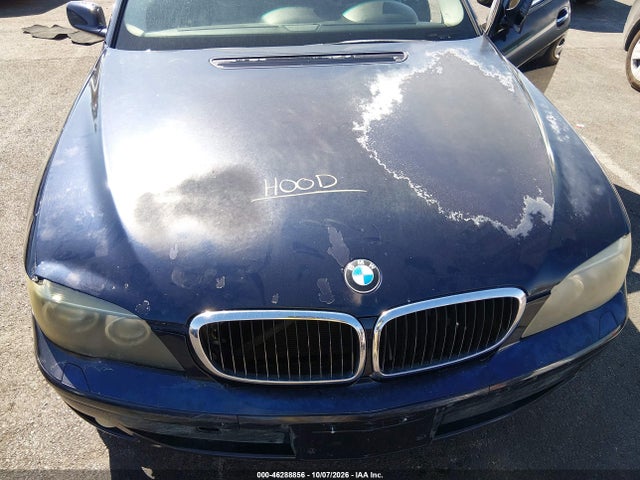 2008 Bmw 7 Series 750i მანქანა იყიდება აუქციონზე, vin: WBAHL83528DT13679, აუქციონის ნომერი: 46288856