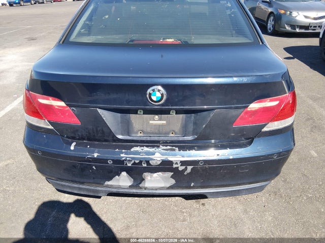 2008 Bmw 7 Series 750i მანქანა იყიდება აუქციონზე, vin: WBAHL83528DT13679, აუქციონის ნომერი: 46288856