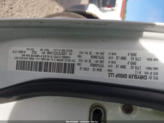 Продаж на аукціоні авто 2012 Ram 1500 Slt, vin: 1C6RD7GTXCS112468, номер лоту: 46289000