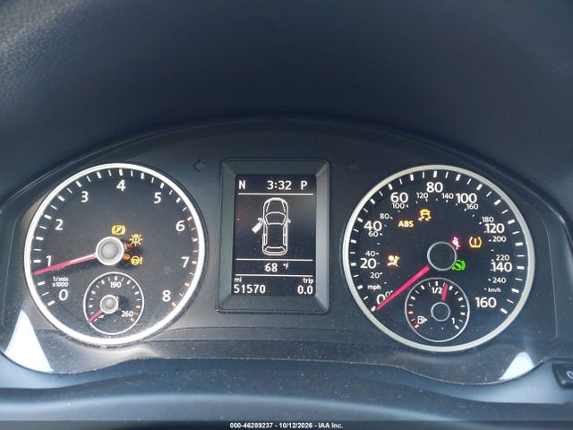 2015 Volkswagen Tiguan S მანქანა იყიდება აუქციონზე, vin: WVGAV7AX0FW501885, აუქციონის ნომერი: 46289237