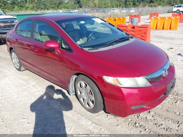 2009 Honda Civic Lx მანქანა იყიდება აუქციონზე, vin: 1HGFA16529L029206, აუქციონის ნომერი: 46289635