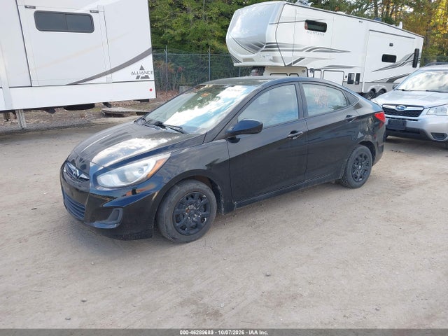 46289689 :رقم المزاد ، KMHCT4AE8EU739991 vin ، 2014 Hyundai Accent Gls مزاد بيع