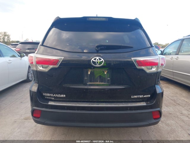 Продаж на аукціоні авто 2015 Toyota Highlander Limited V6, vin: 5TDDKRFHXFS091068, номер лоту: 46290027