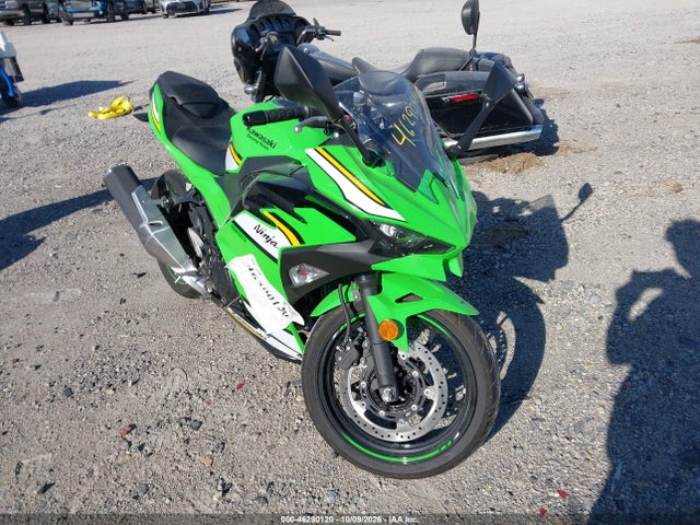 46290120 :رقم المزاد ، ML5EXGH1XSDA58410 vin ، 2025 Kawasaki Ex500 H مزاد بيع