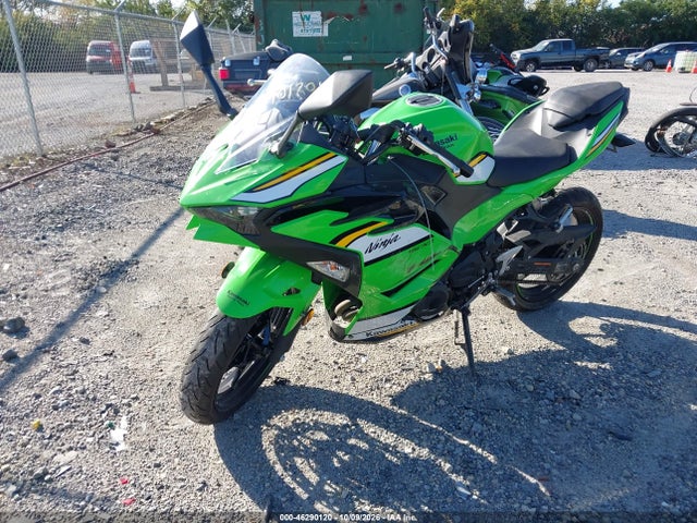 46290120 :رقم المزاد ، ML5EXGH1XSDA58410 vin ، 2025 Kawasaki Ex500 H مزاد بيع