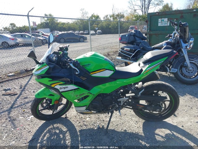 46290120 :رقم المزاد ، ML5EXGH1XSDA58410 vin ، 2025 Kawasaki Ex500 H مزاد بيع