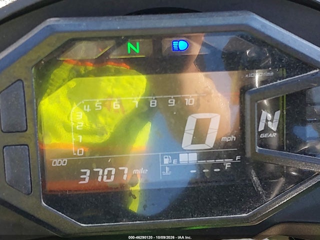 46290120 :رقم المزاد ، ML5EXGH1XSDA58410 vin ، 2025 Kawasaki Ex500 H مزاد بيع