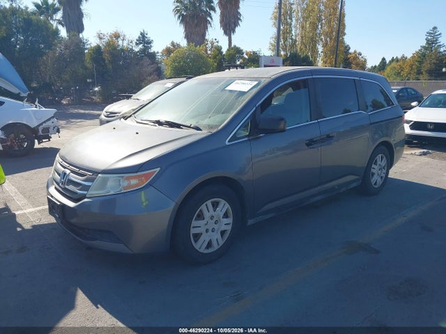 46290224 :رقم المزاد ، 5FNRL5H25CB019943 vin ، 2012 Honda Odyssey Lx مزاد بيع