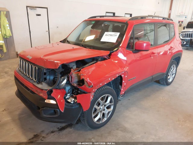 2015 Jeep Renegade Latitude მანქანა იყიდება აუქციონზე, vin: ZACCJBBT3FPB21427, აუქციონის ნომერი: 46290225